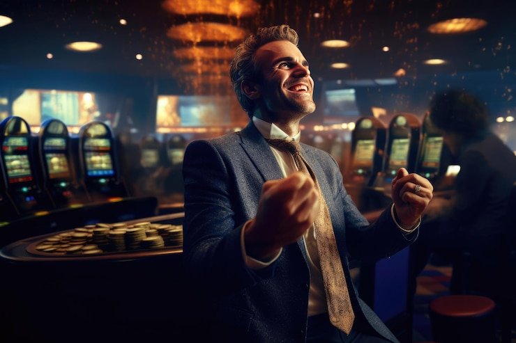 Antarmuka aplikasi mobile roma4d menampilkan permainan slot dan meja live dealer